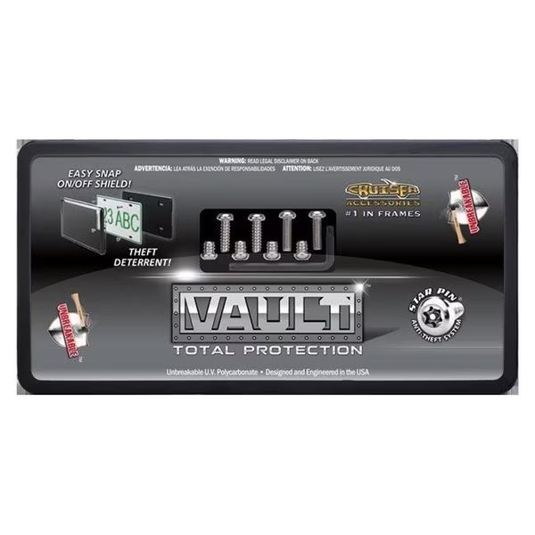 Cruiser Accessories 62736 Vault; Red - Clear, Cruiser Accessories, Mfr#: 62736